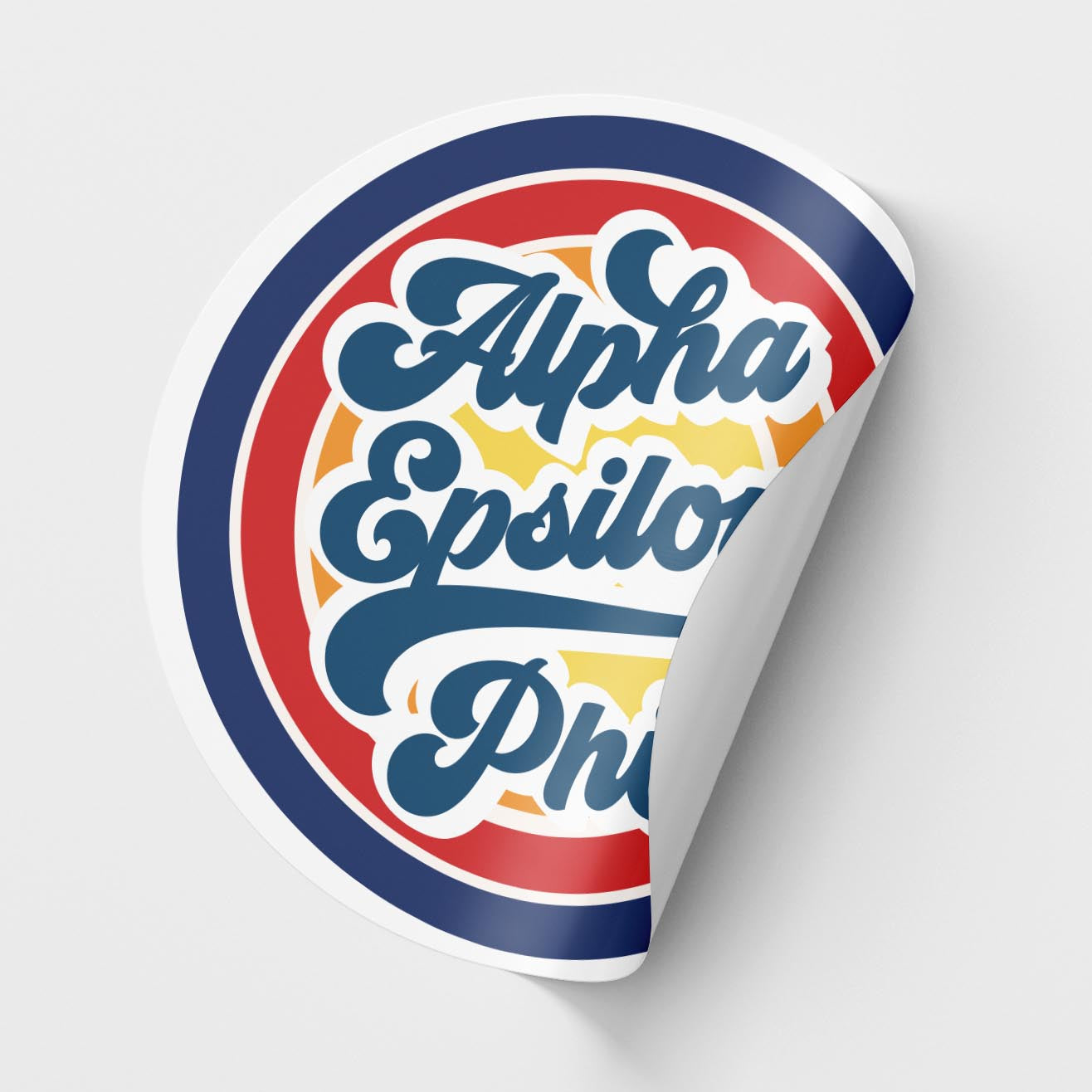 Alpha Epsilon Phi Retro Sticker Sheet