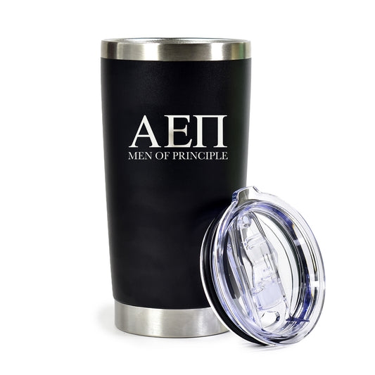 Alpha Epsilon Pi 20 oz. Insulated Tumbler with Greek Letters