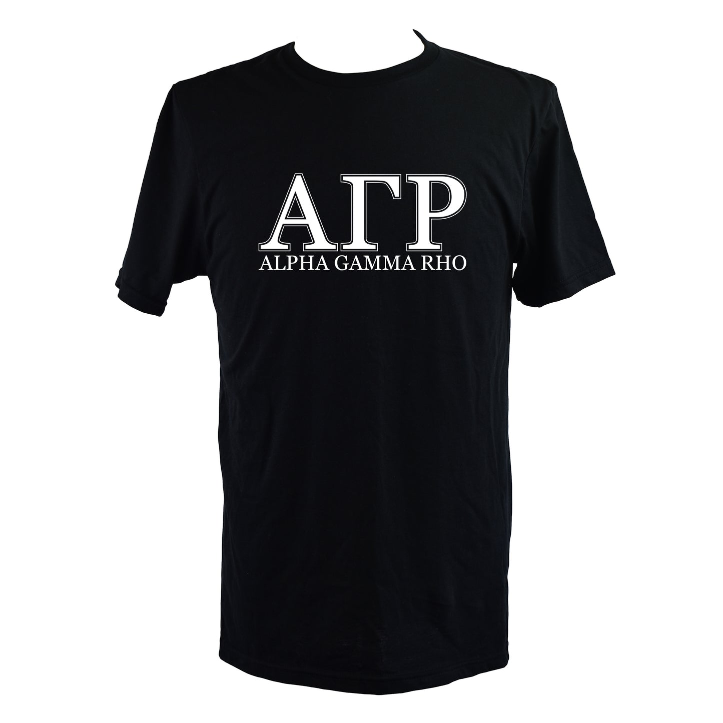 Alpha Gamma Rho Fraternity T-Shirt- Varsity Greek Letters Design
