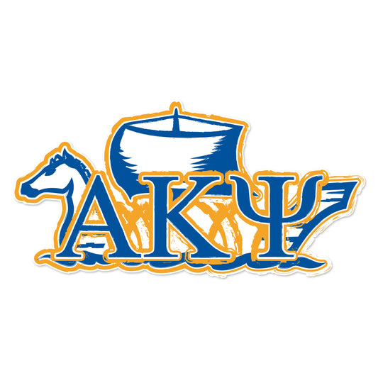 Alpha Kappa Psi Laptop Jumbo Sticker/Decal