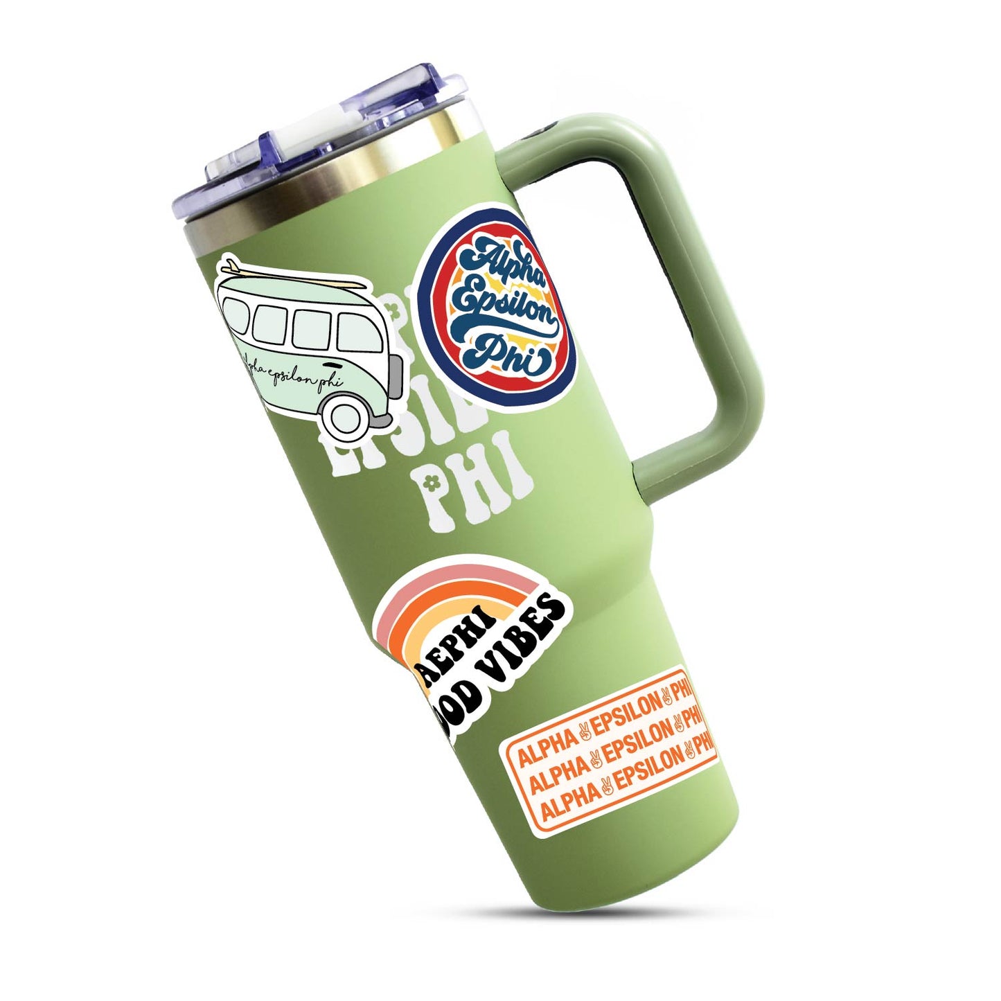 Alpha Epsilon Phi Retro Sticker Sheet