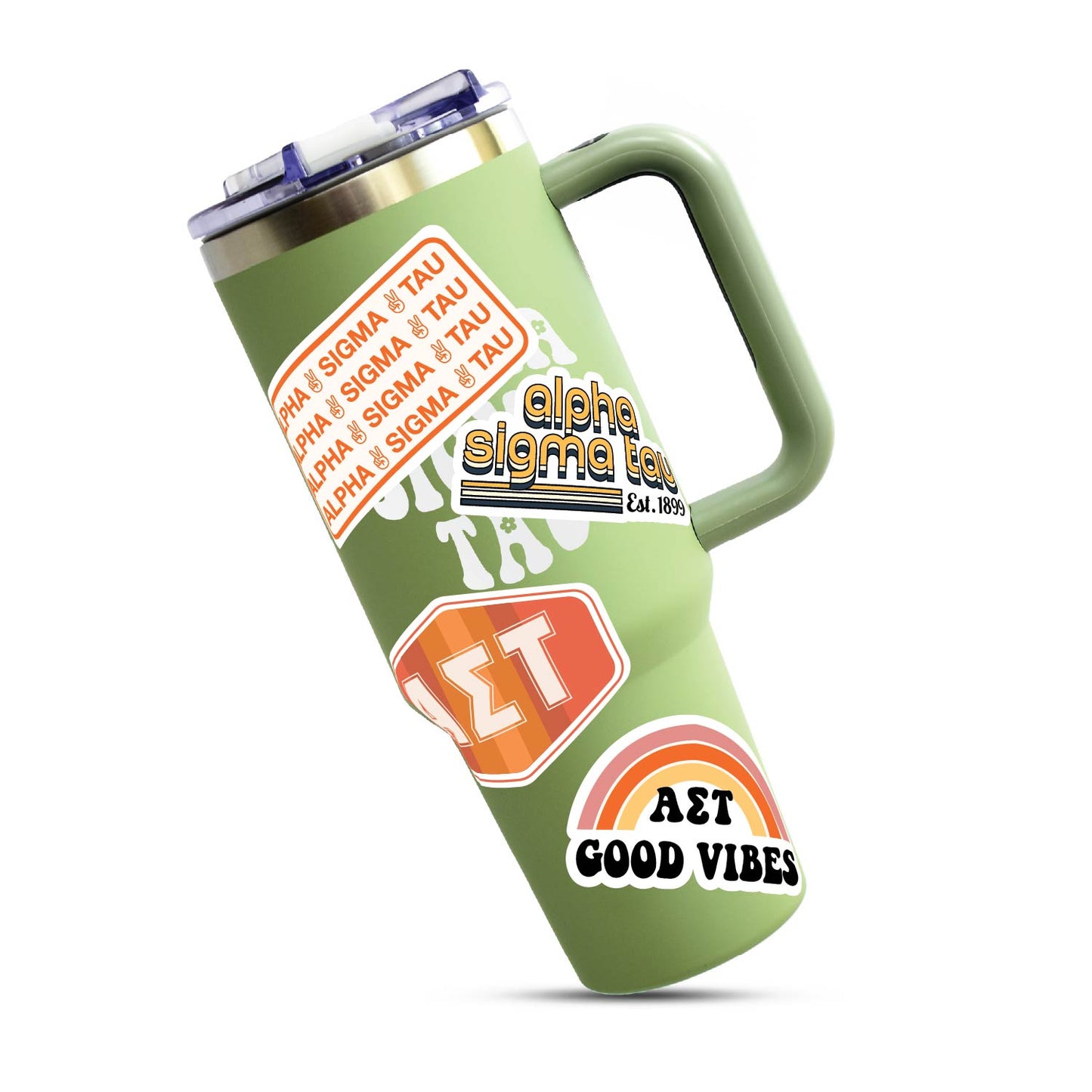 Alpha Sigma Tau <br> Retro Sticker Sheet