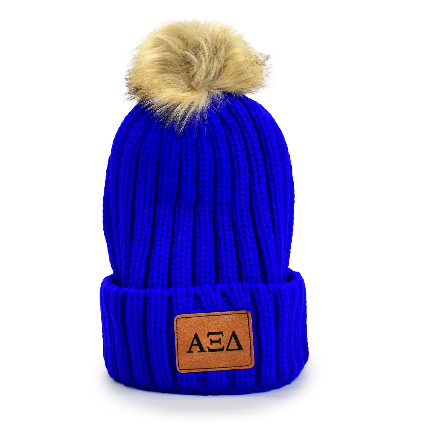 Alpha Xi Delta Pom Pom Beanie Hat