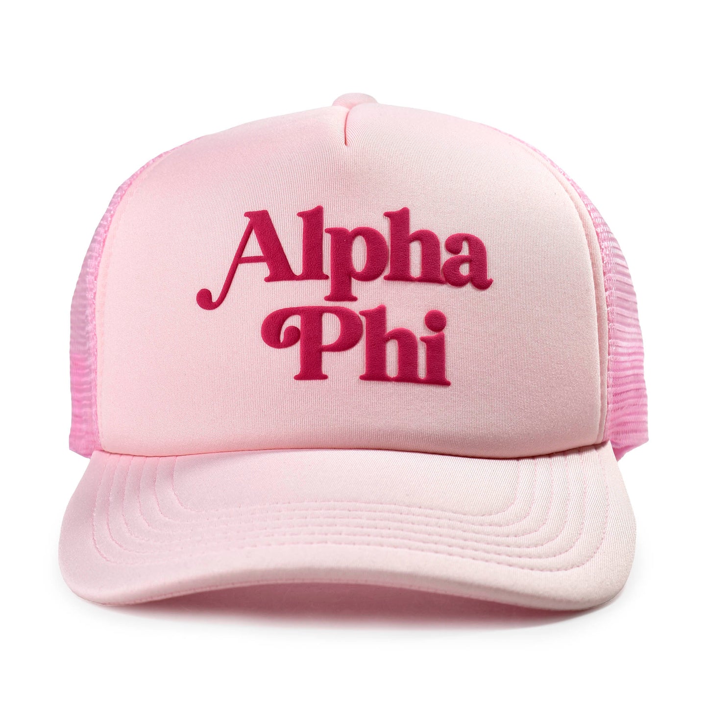 Alpha Phi Baseball Cap, Mesh Trucker-Style Hat