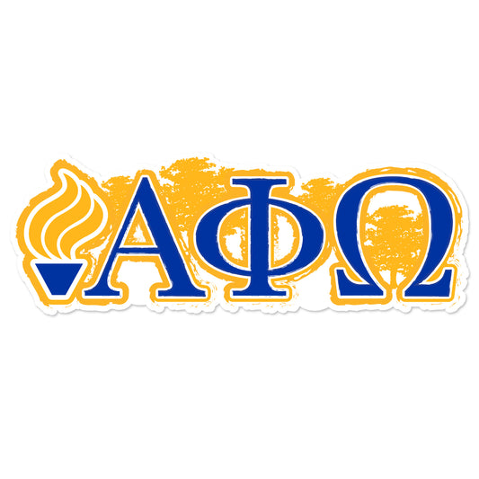 Alpha Phi Omega Laptop Jumbo Sticker/Decal