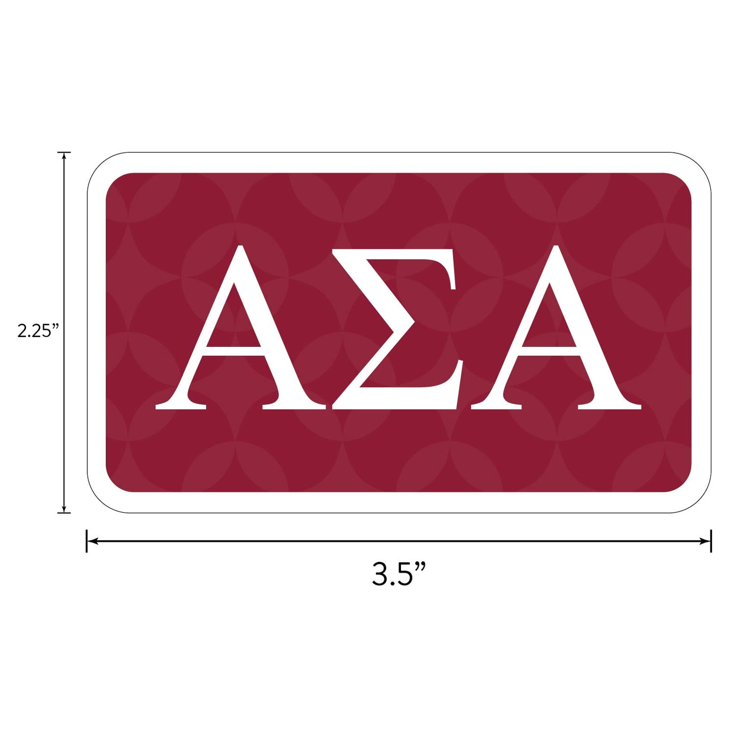 Alpha Sigma Alpha Sorority Sticker Sheet- Brand Focus