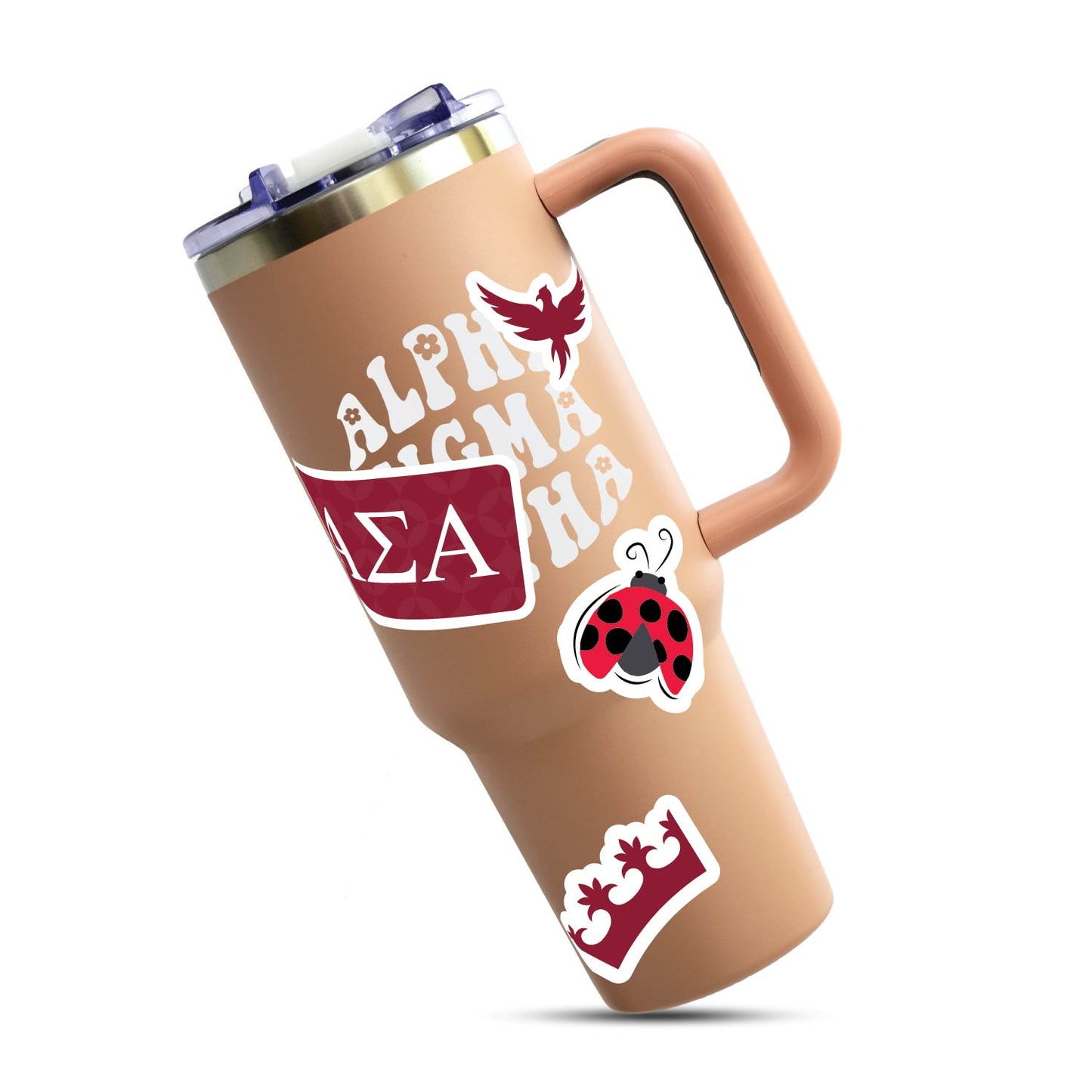 Alpha Sigma Alpha Sorority Sticker Sheet- Brand Focus