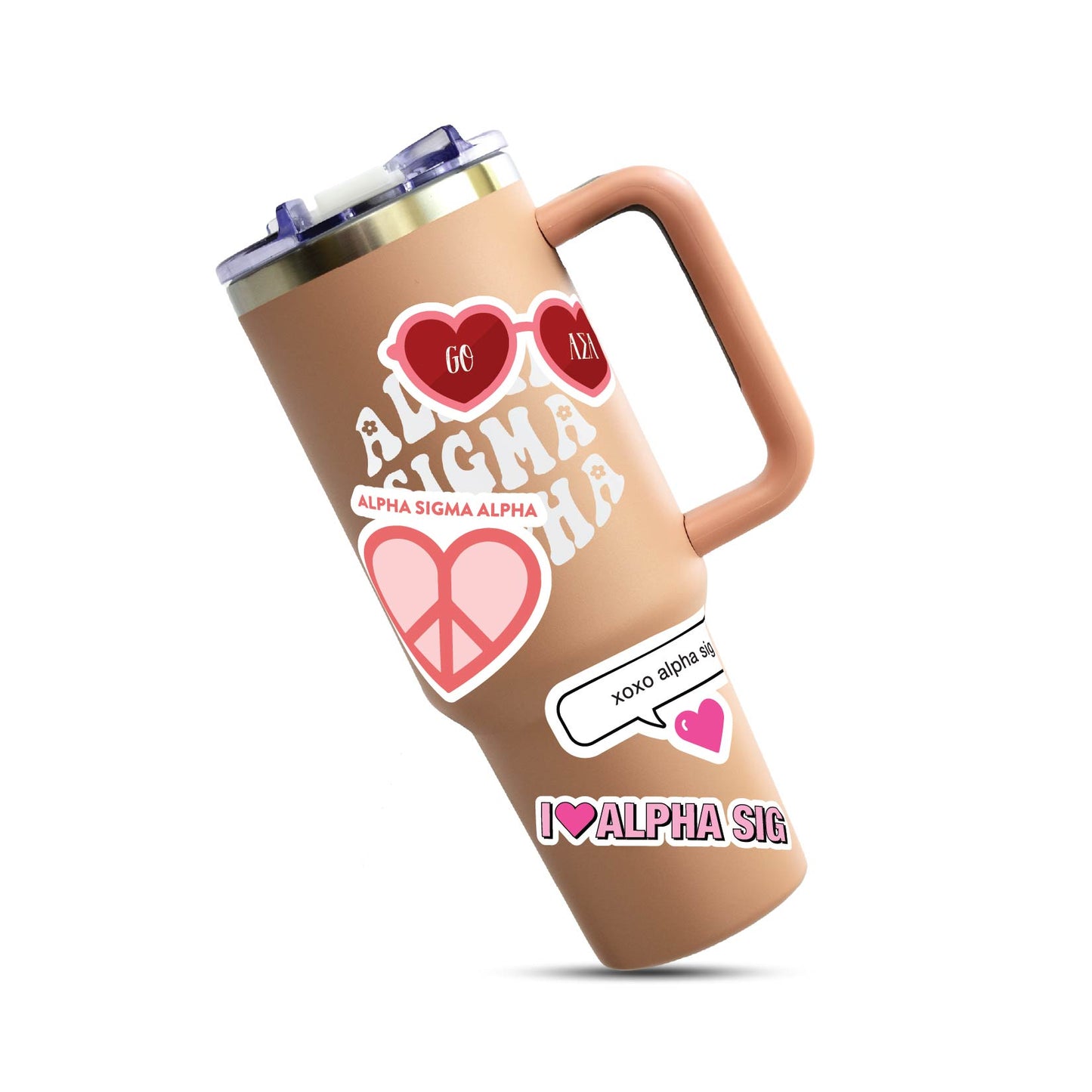 Alpha Sigma Alpha- Sticker Sheet- Love Theme