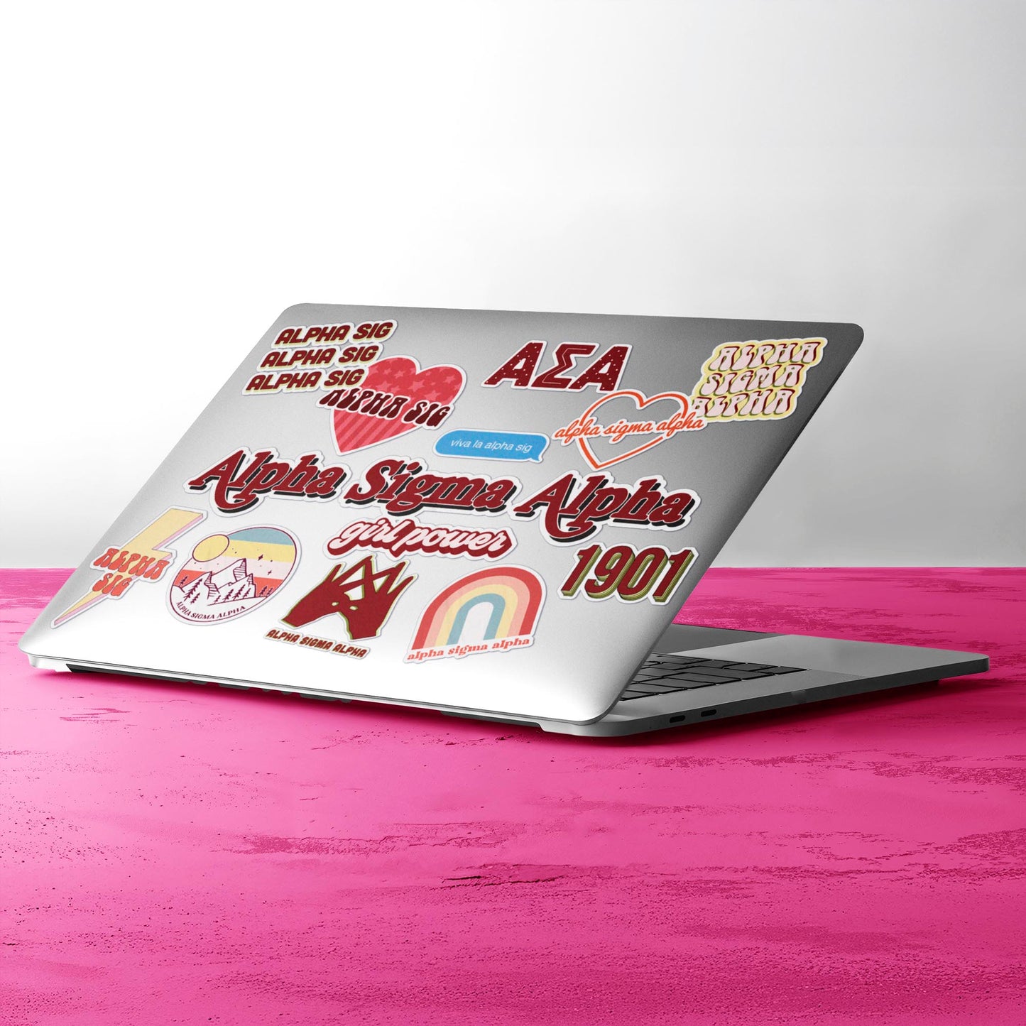 Alpha Sigma Alpha Girl Power Sticker Sheet