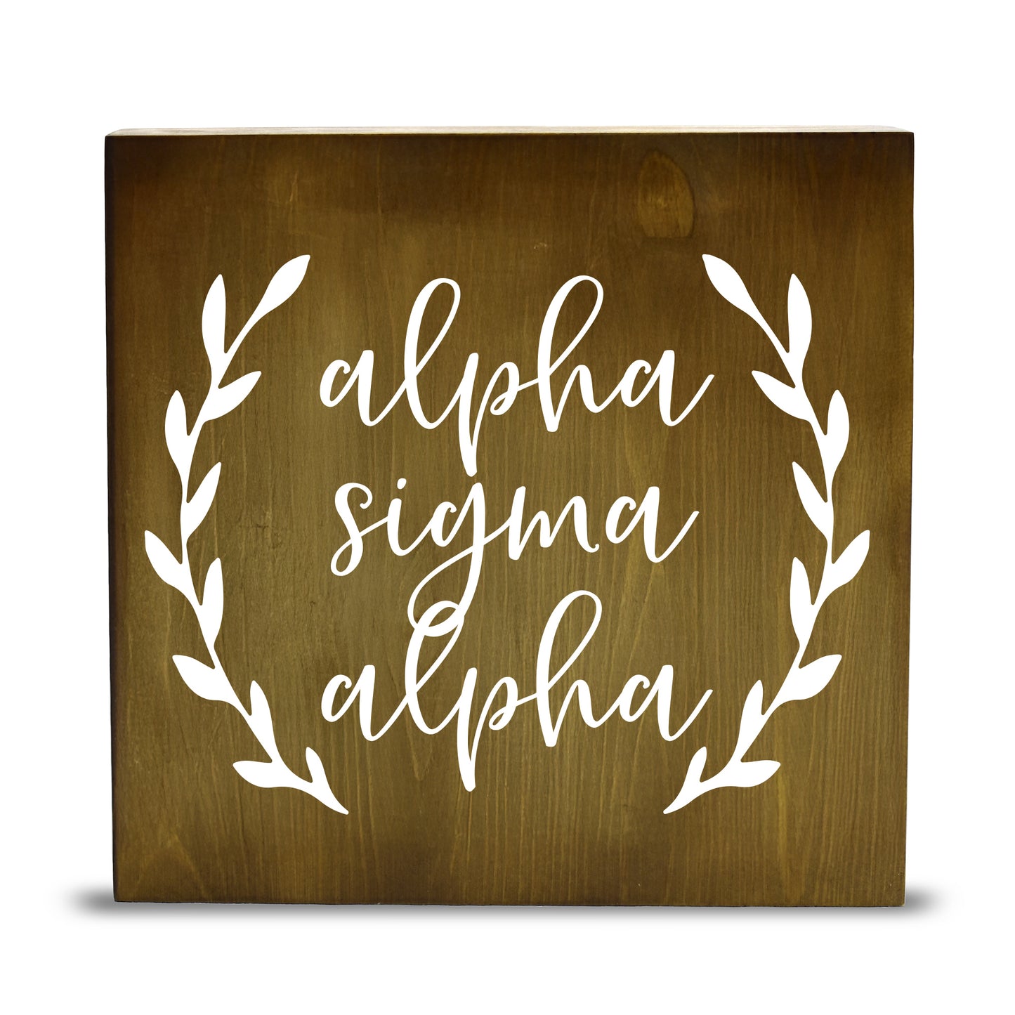Alpha Sigma Alpha Wooden Wall Art