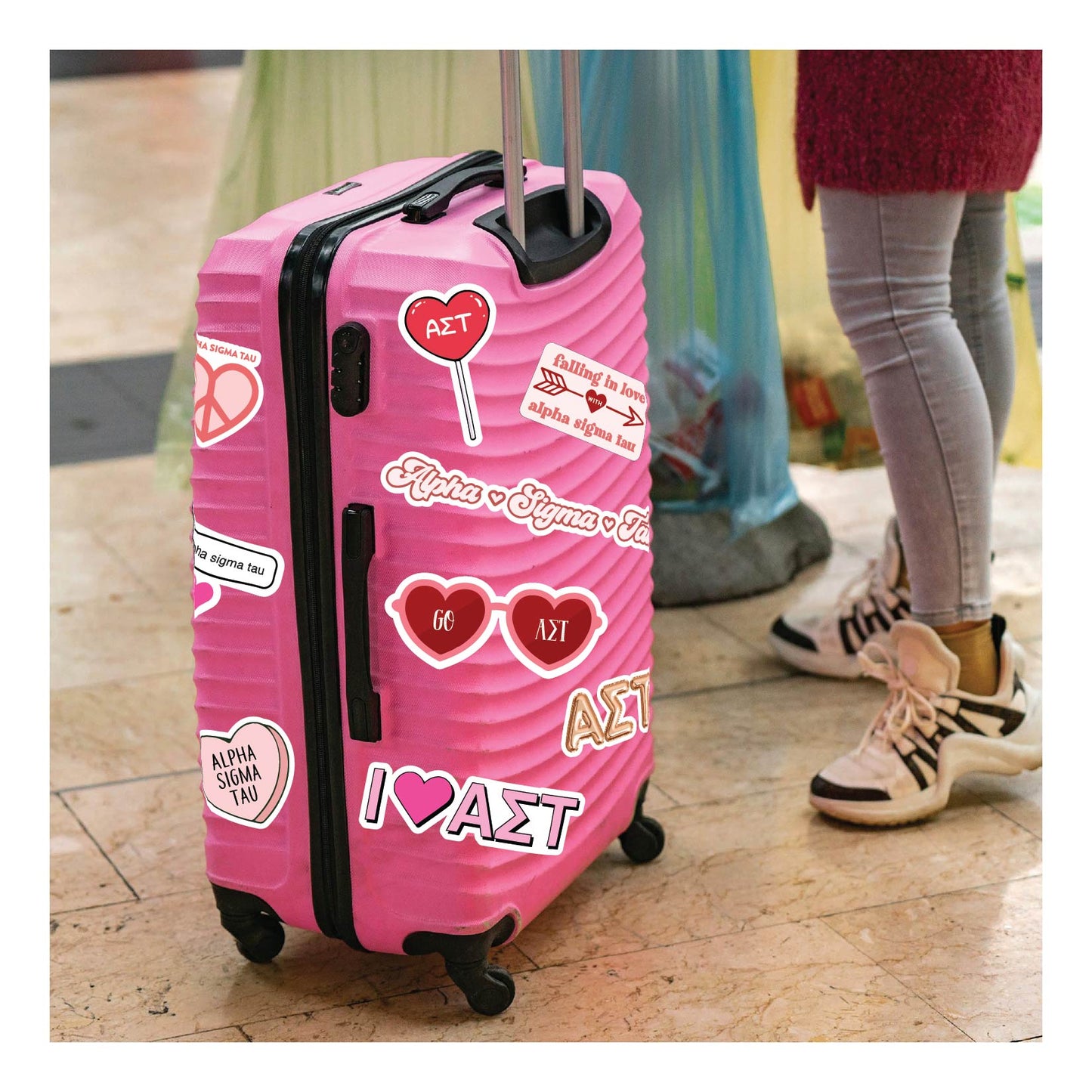 Alpha Sigma Tau- Sticker Sheet- Love Theme