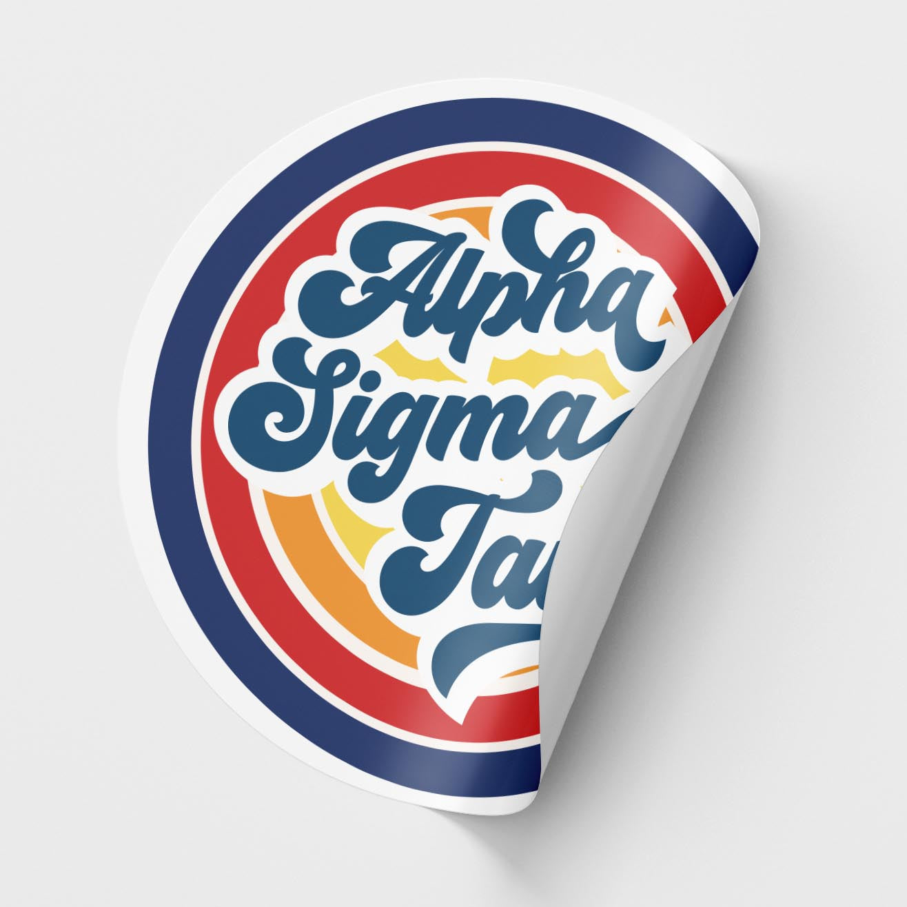 Alpha Sigma Tau <br> Retro Sticker Sheet