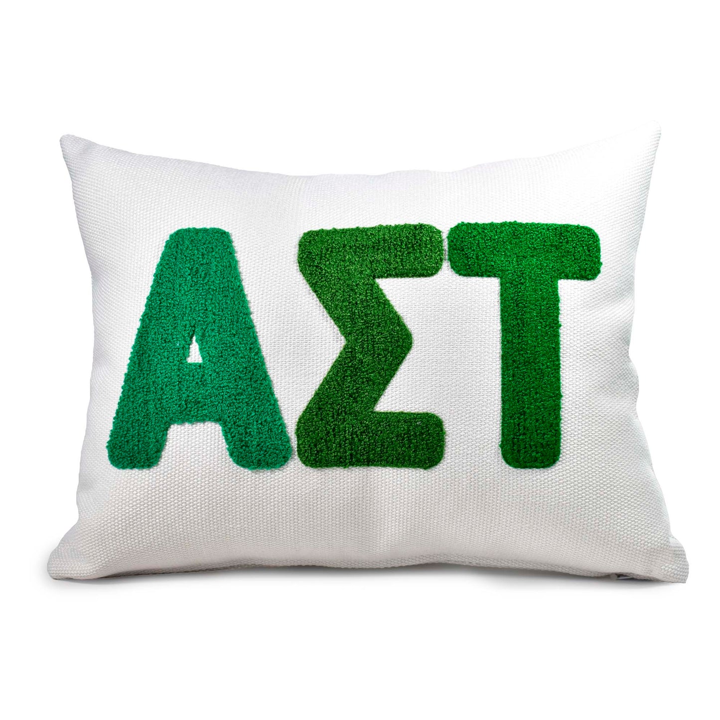 Alpha Xi Delta Pillow – Embroidered Plush Greek Letters Design