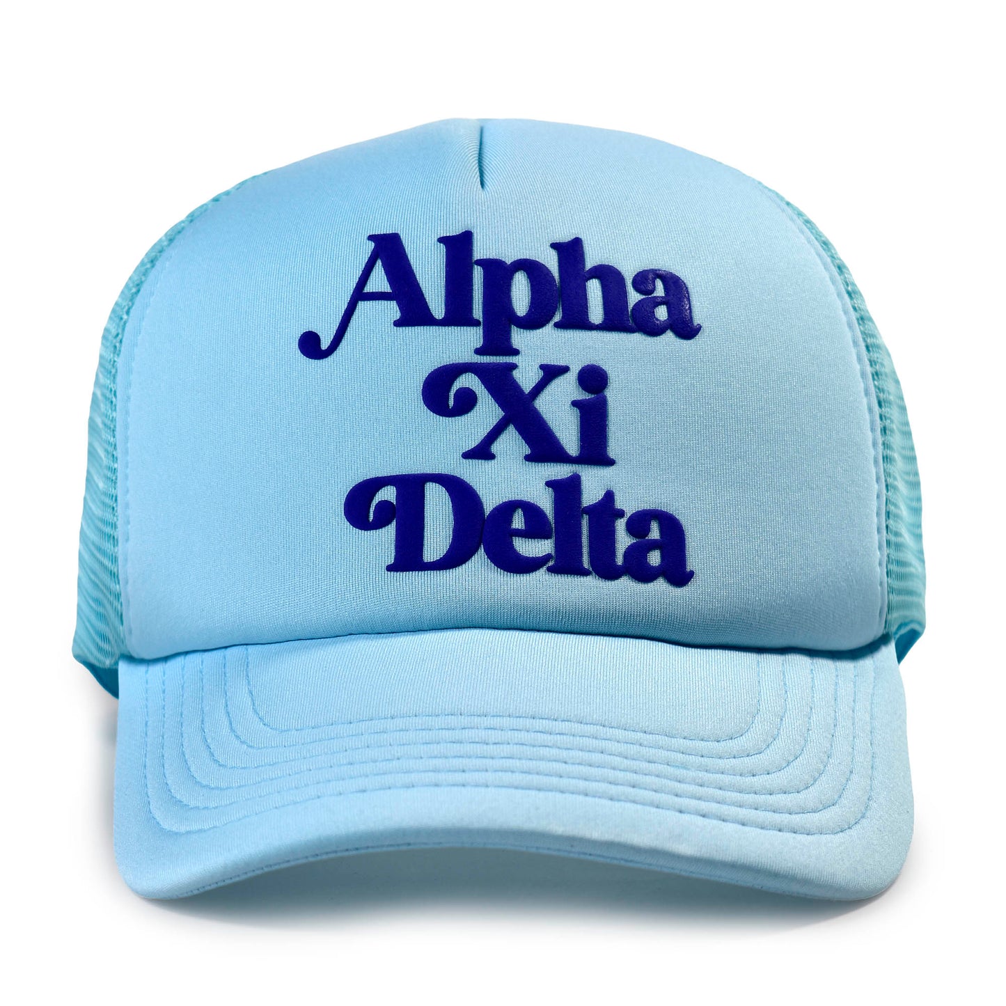 Alpha Xi Delta Baseball Cap, Mesh Trucker-Style Hat