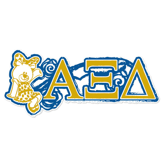 Alpha Xi Delta Laptop Jumbo Sticker/Decal