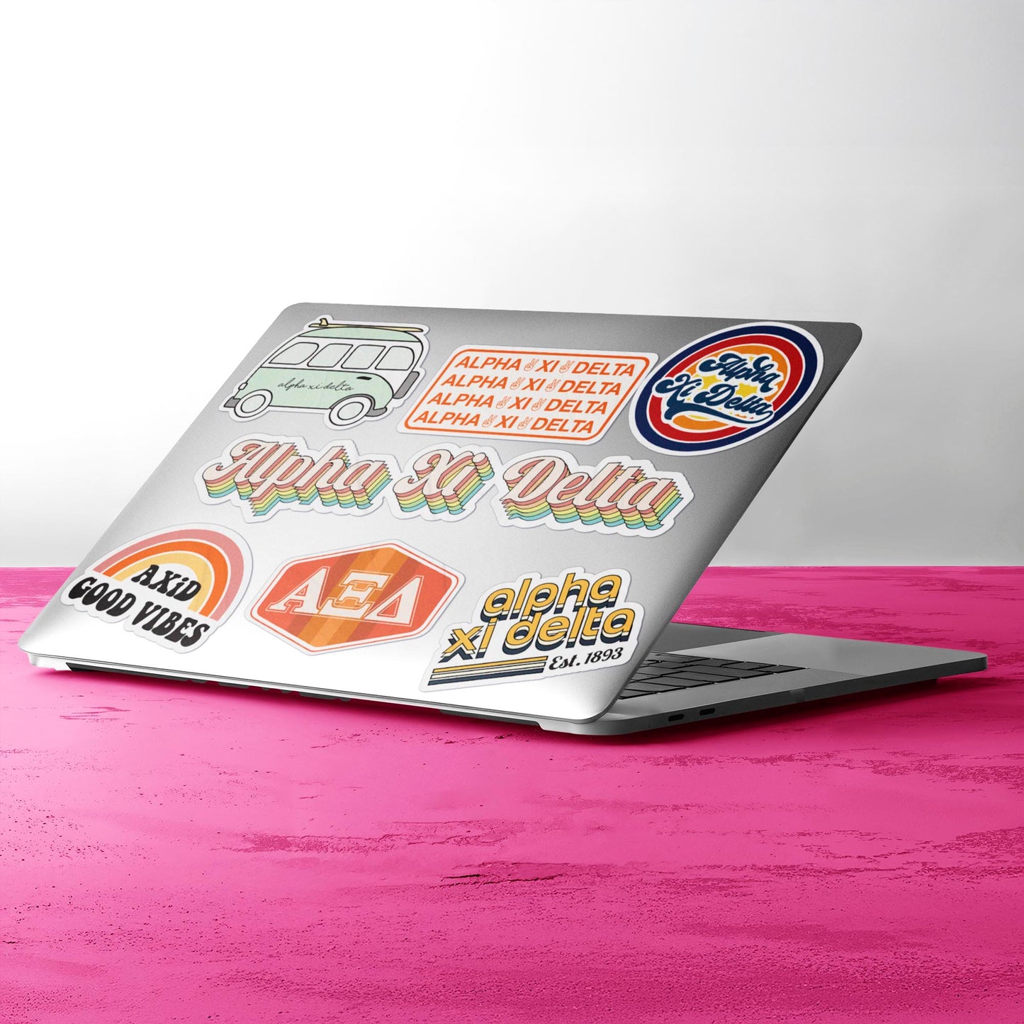 Alpha Xi Delta <br> Retro Sticker Sheet