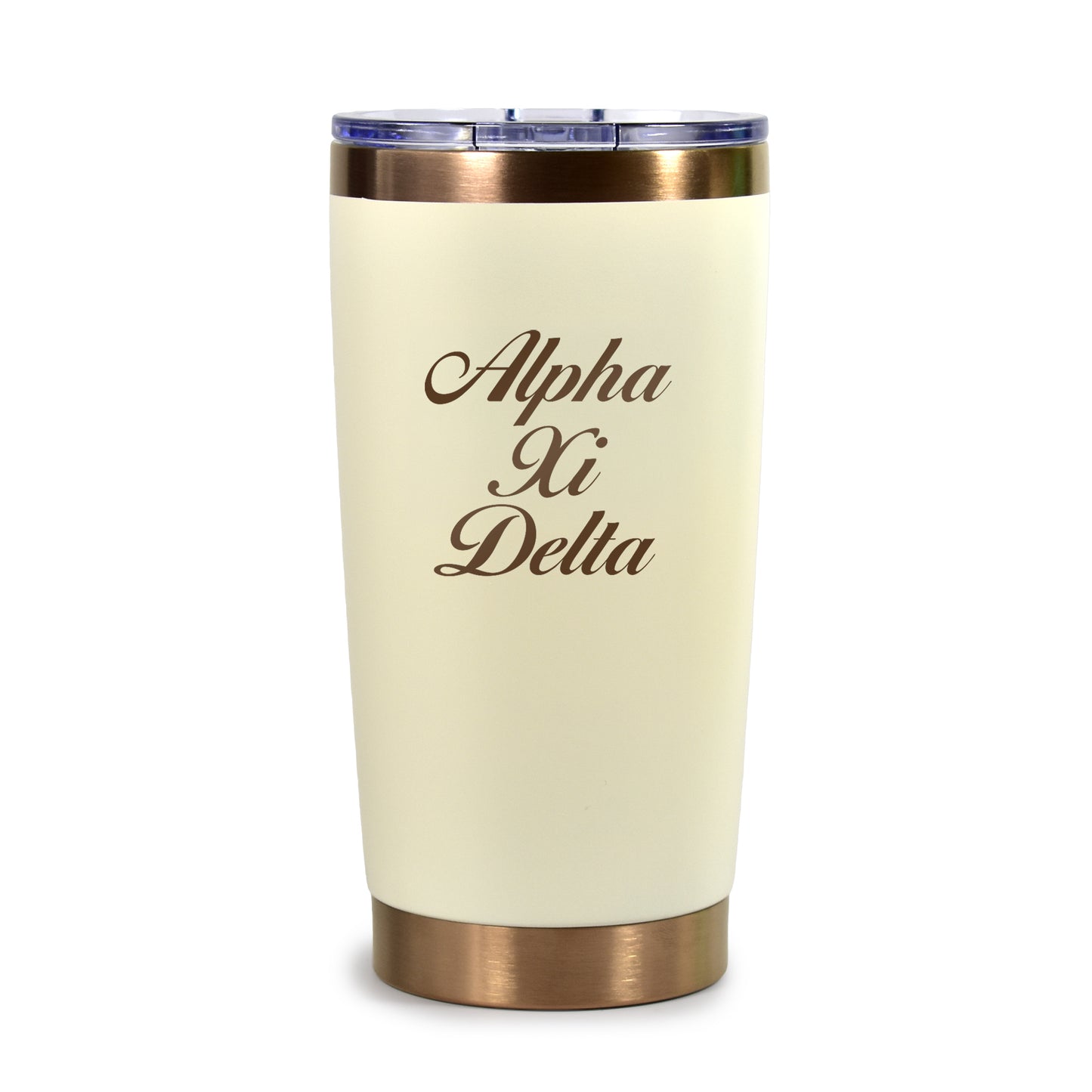 Alpha Xi Delta 20 oz. Insulated Tumbler with Sorority Name