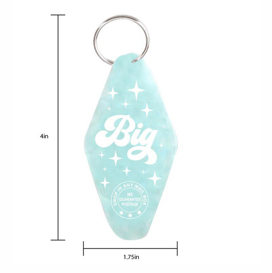 Little - Vintage Motel Keychain - Blue