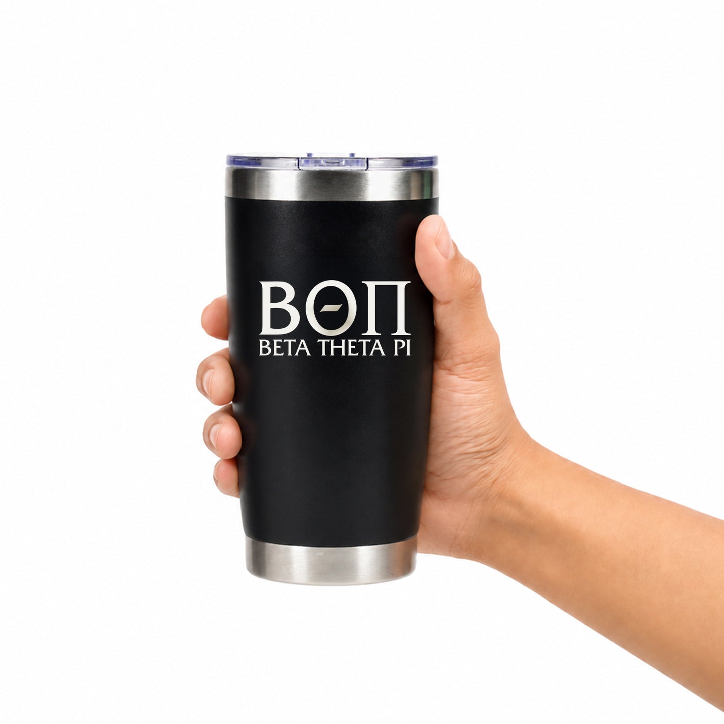 Beta Theta Pi 20 oz. Insulated Tumbler with Greek Letters