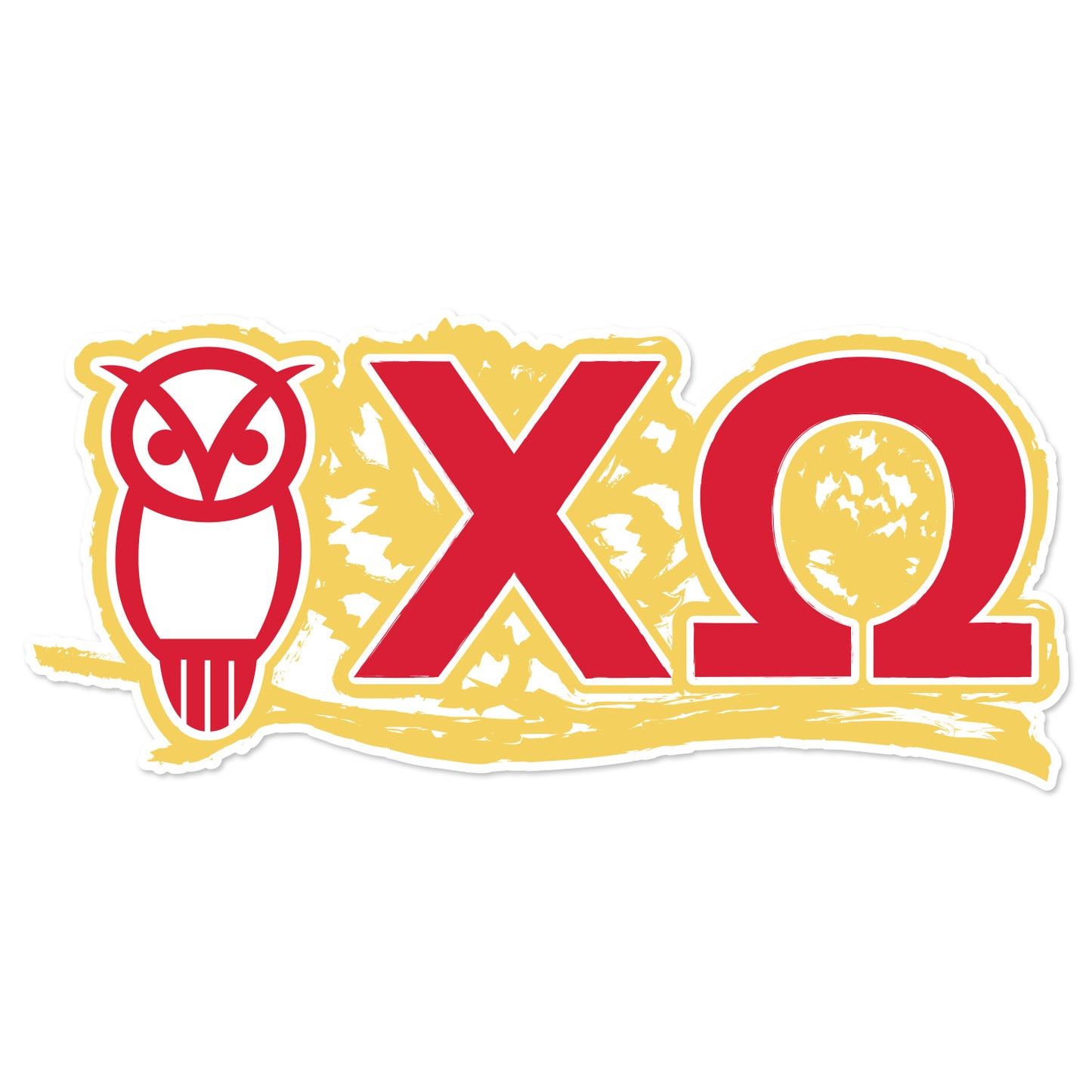 Chi Omega Laptop Jumbo Sticker/Decal
