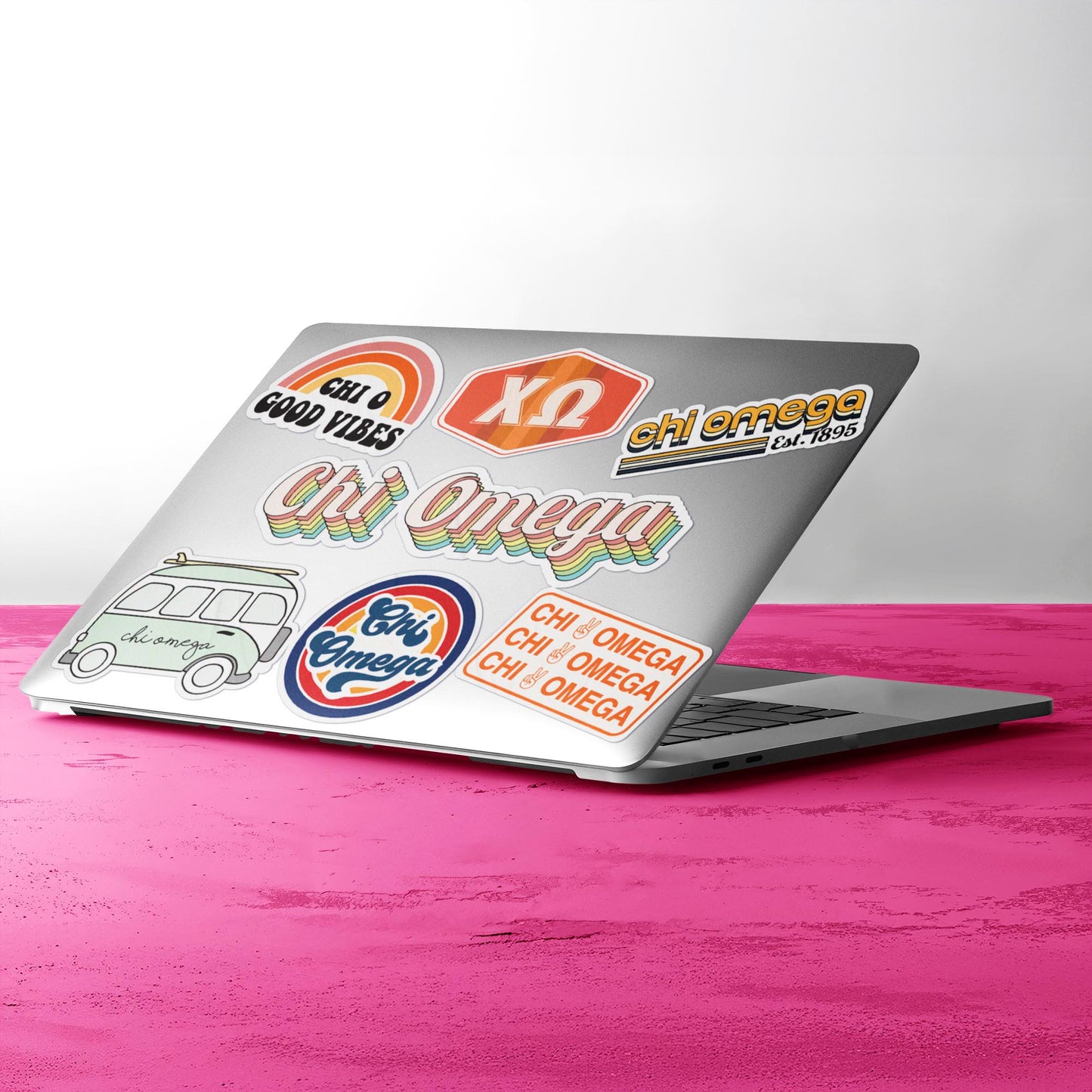 Chi Omega <br> Retro Sticker Sheet