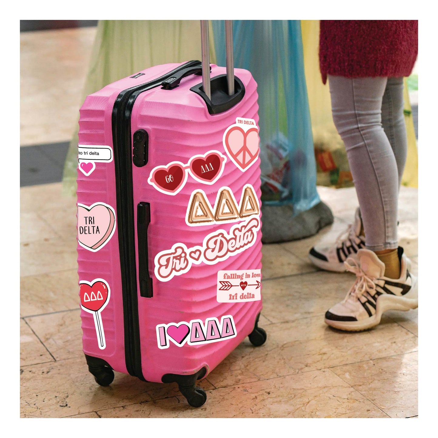 Delta Delta Delta- Sticker Sheet- Love Theme