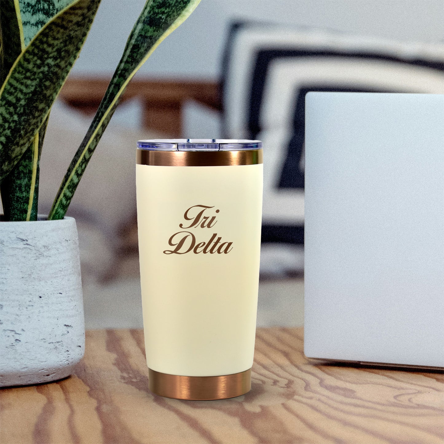 Delta Delta Delta 20 oz. Insulated Tumbler with Sorority Name