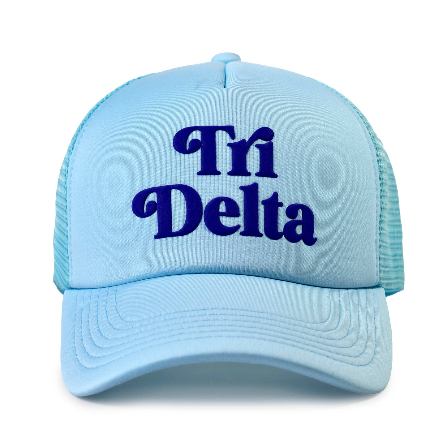 Delta Delta Delta Baseball Cap, Mesh Trucker-Style Hat