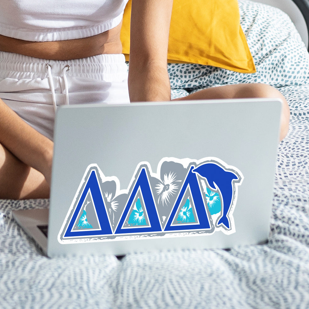 Delta Delta Delta Laptop Jumbo Sticker/Decal