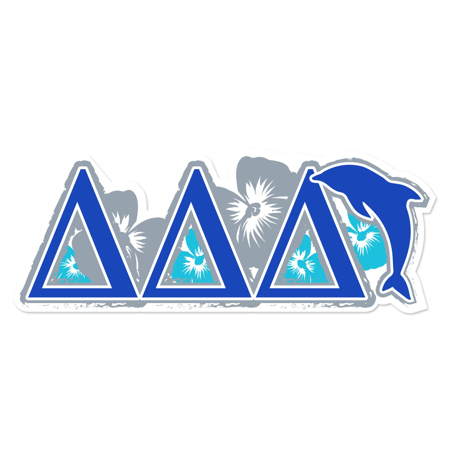 Delta Delta Delta Laptop Jumbo Sticker/Decal