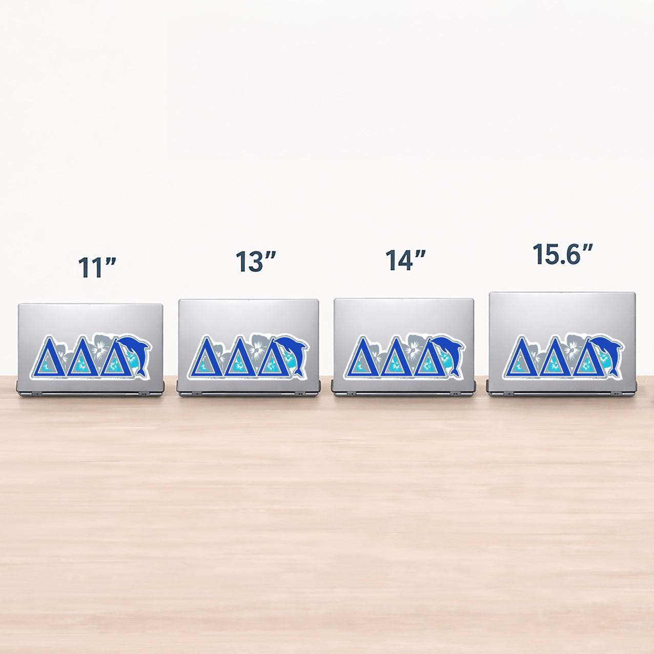 Delta Delta Delta Laptop Jumbo Sticker/Decal