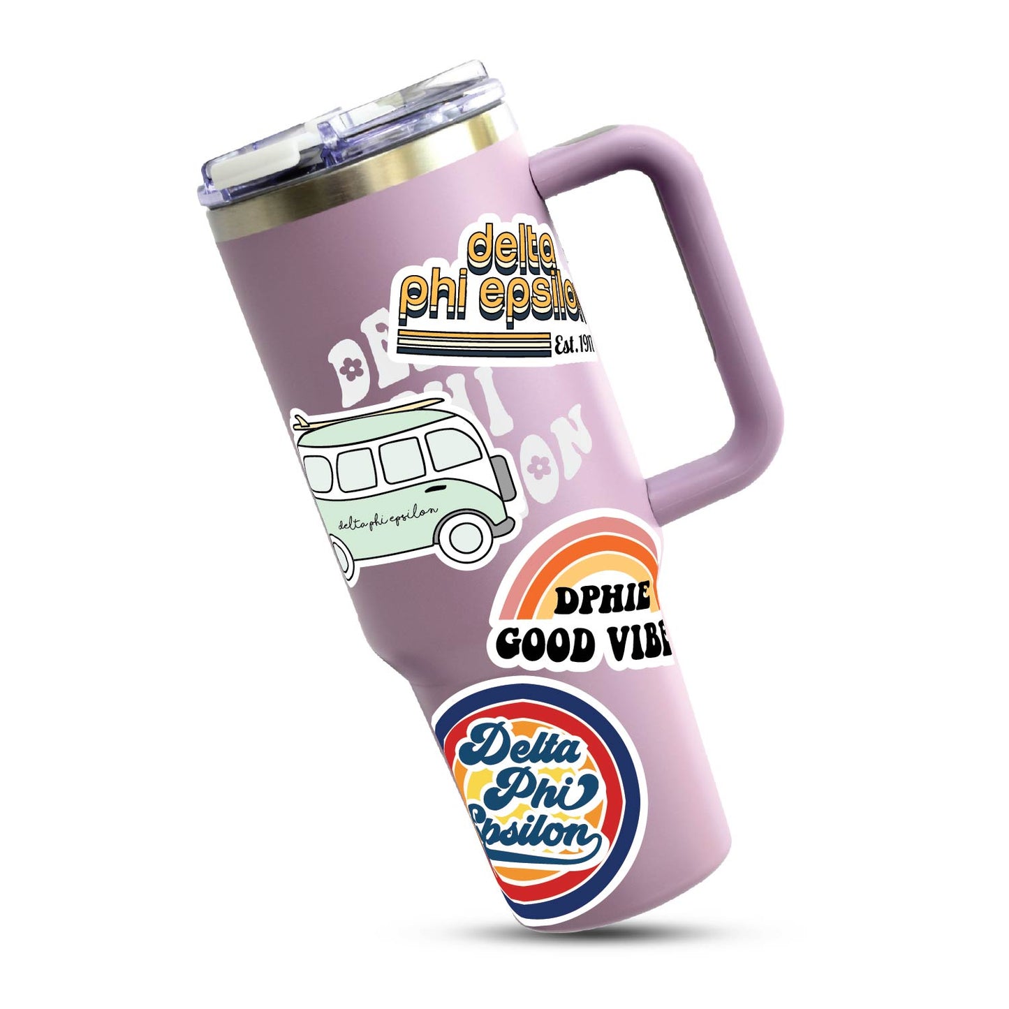 Delta Phi Epsilon <br> Retro Sticker Sheet