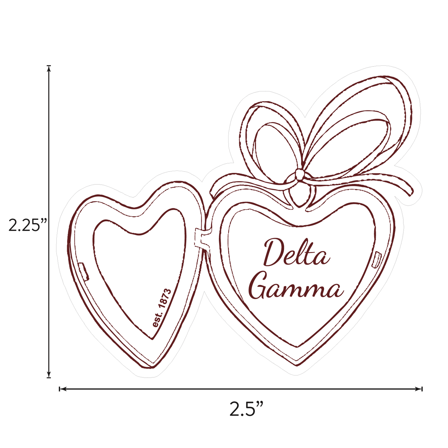 Delta Gamma Sticker Sheet- Teddy Bears and Sisterhood Love Theme