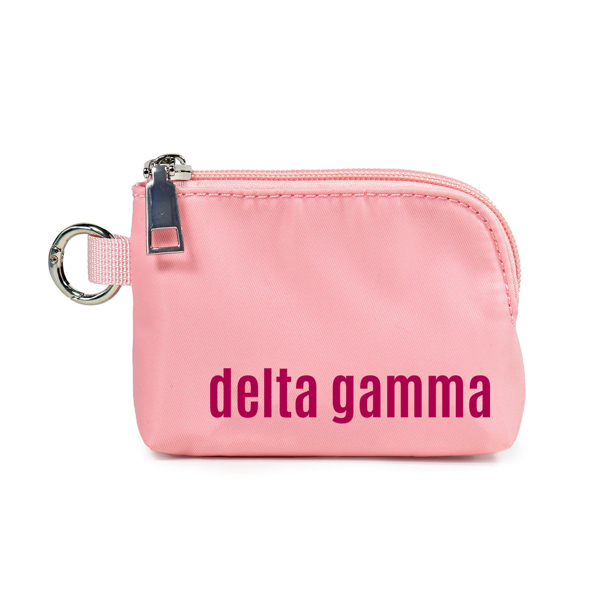 Sorority Shop Zipper Wallet Pouch with Keyring