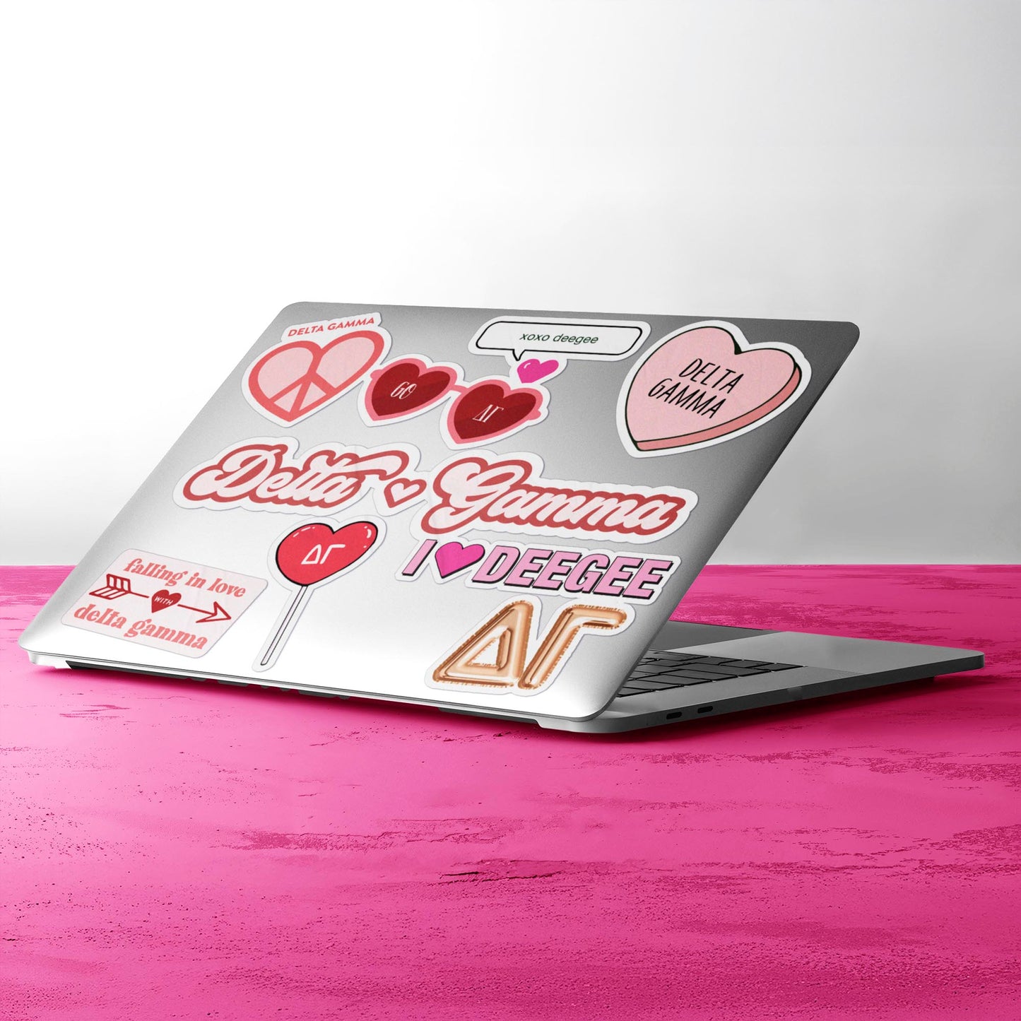 Delta Gamma- Sticker Sheet- Love Theme