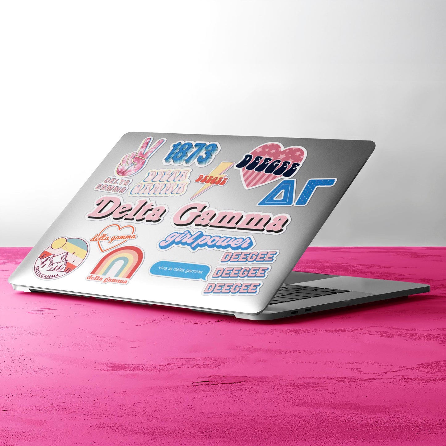 Delta Gamma Girl Power Sticker Sheet