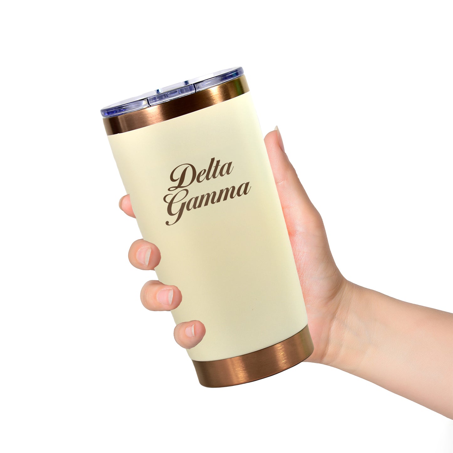 Delta Gamma 20 oz. Insulated Tumbler with Sorority Name