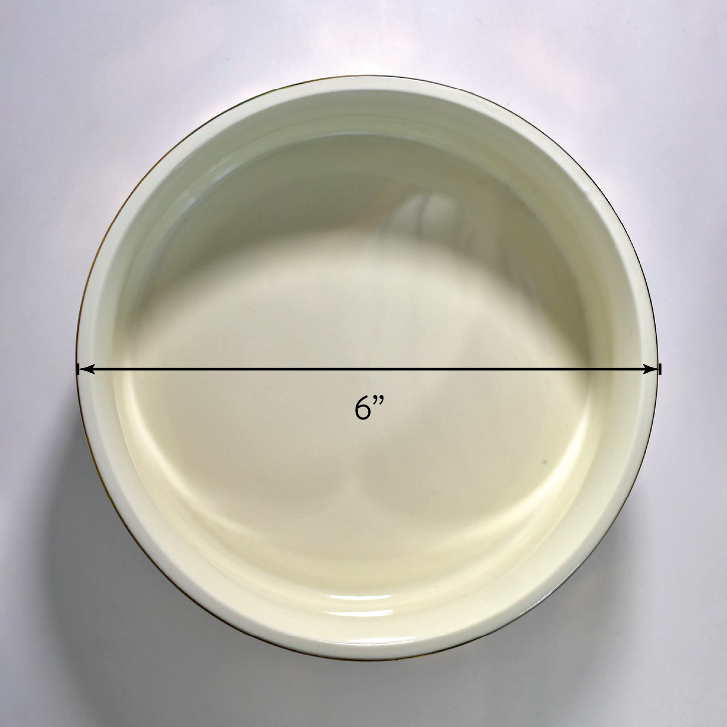 Chi Omega Pet Bowl- 6" Ceramic Bowl For Dogs and Cats