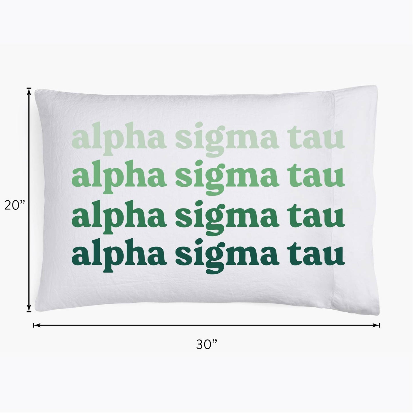 Sigma Sigma Sigma Cotton Pillowcase