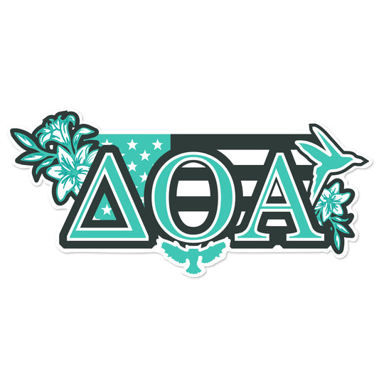 Delta Omicron Alpha Laptop Jumbo Sticker/Decal