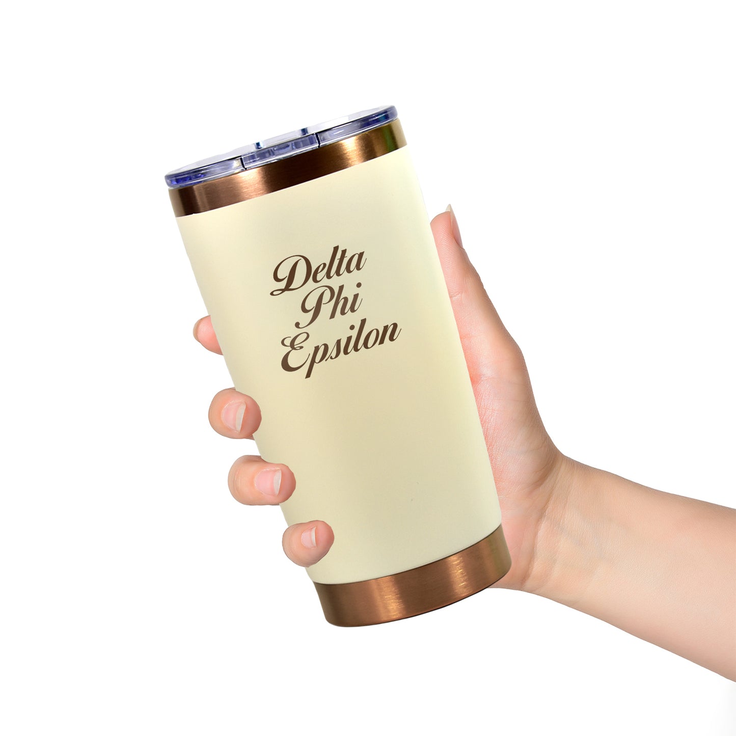 Delta Phi Epsilon 20 oz. Insulated Tumbler with Sorority Name