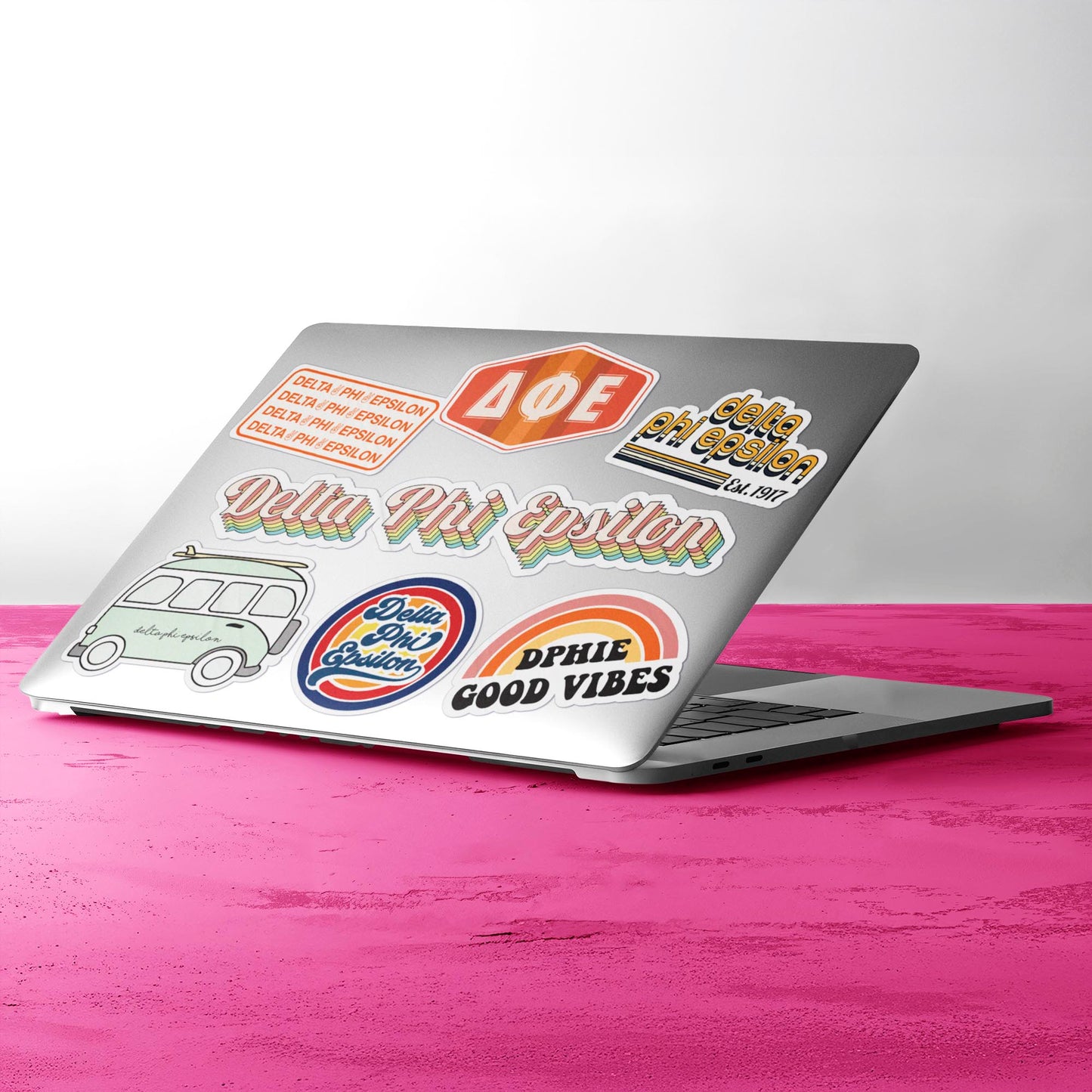 Delta Phi Epsilon <br> Retro Sticker Sheet