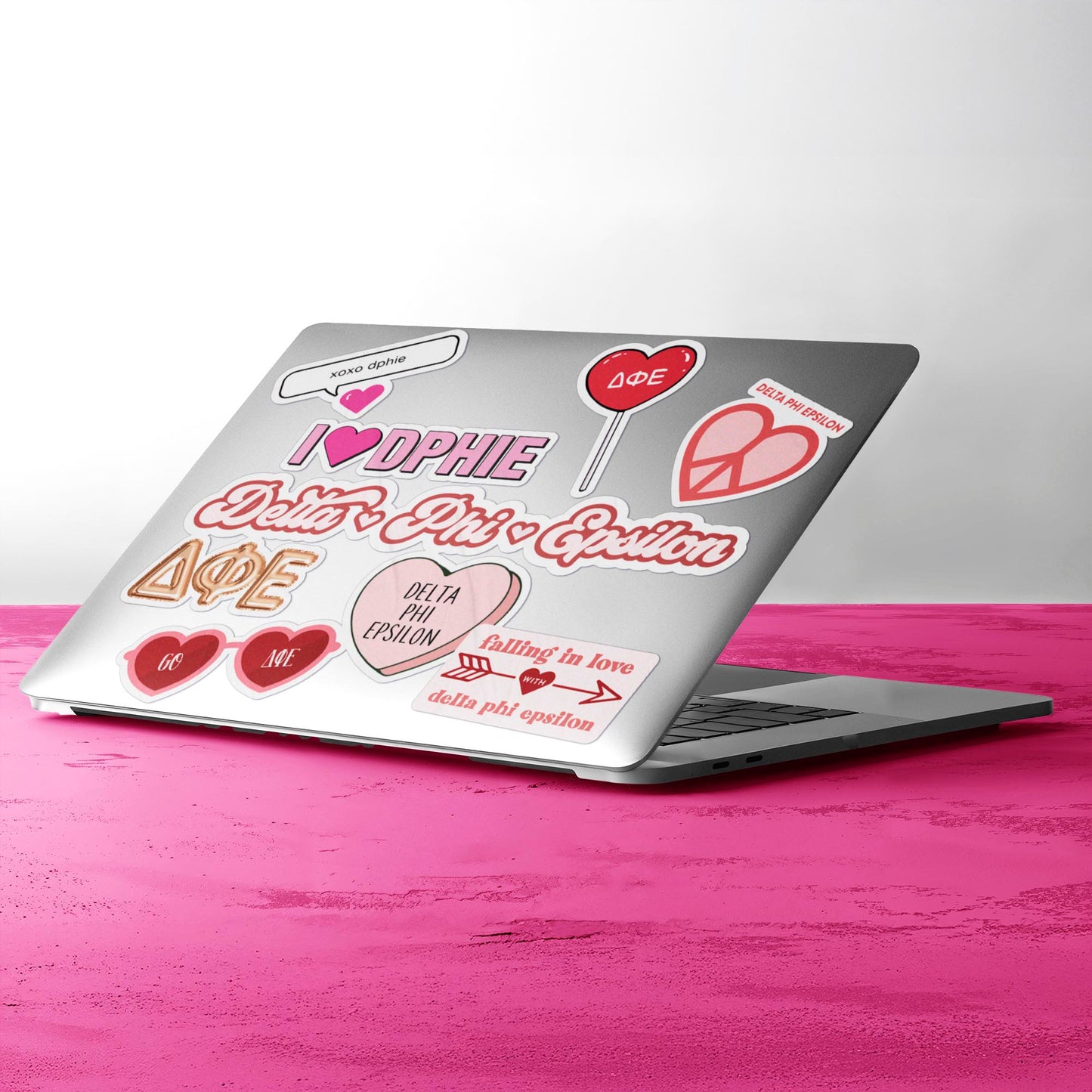 Delta Phi Epsilon- Sticker Sheet- Love Theme