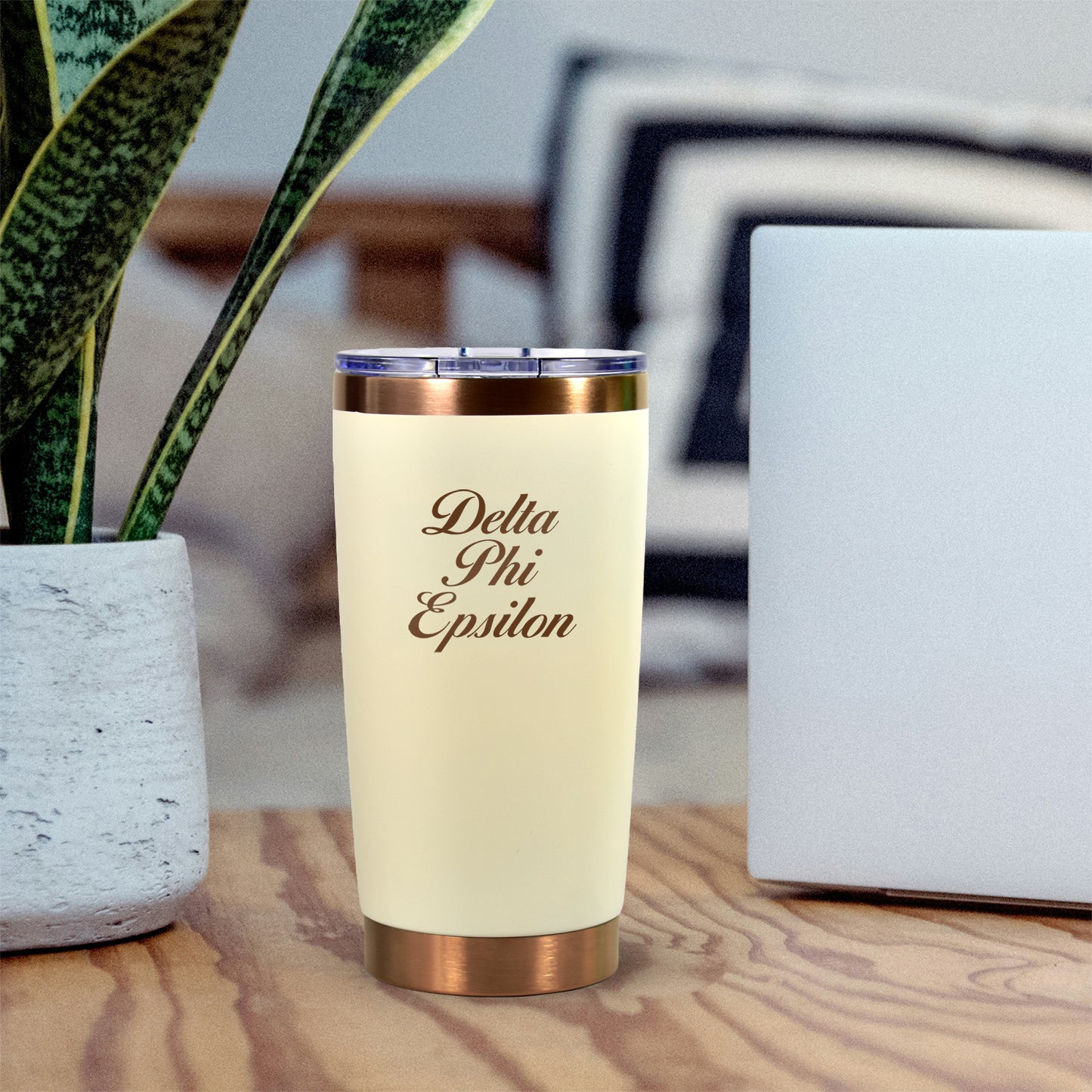 Delta Phi Epsilon 20 oz. Insulated Tumbler with Sorority Name