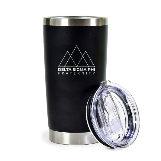 Delta Sigma Phi 20 oz. Insulated Tumbler with Greek Letters