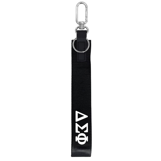 Delta Sigma Phi Fraternity Keychain- Hands-Free Lanyard Style