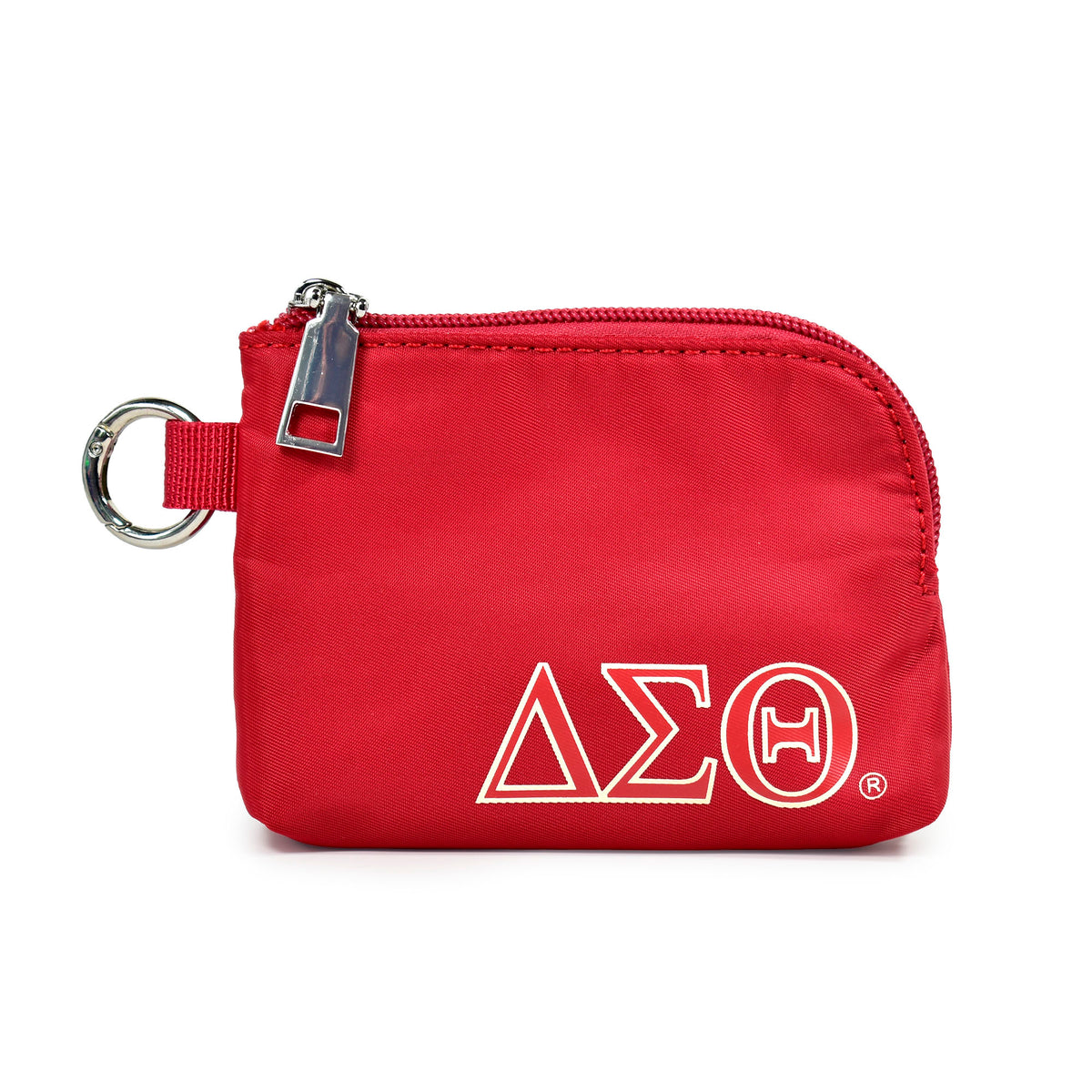 Sorority Shop Zipper Wallet Pouch with Keyring
