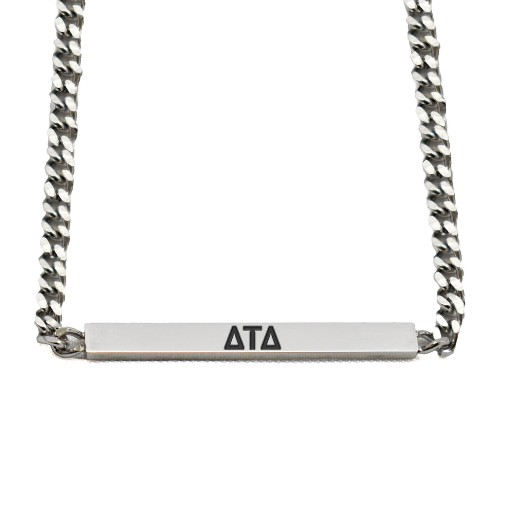 Delta Tau Delta Fraternity Necklace- Greek Letters Pendant