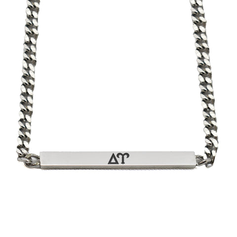 Delta Upsilon Fraternity Necklace- Greek Letters Pendant