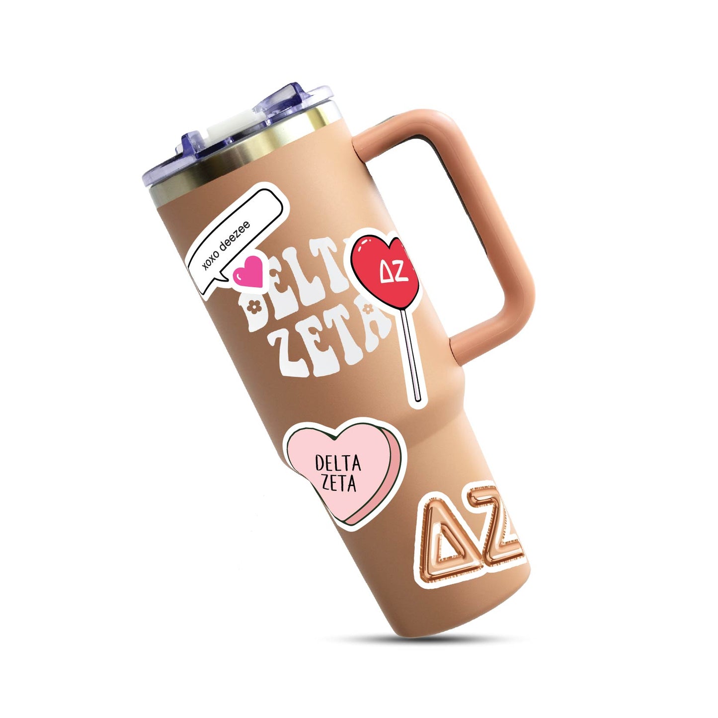 Delta Zeta- Sticker Sheet- Love Theme